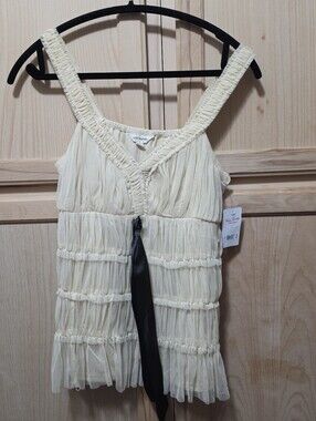 Lucky Brand Tiered Tulle Tank
